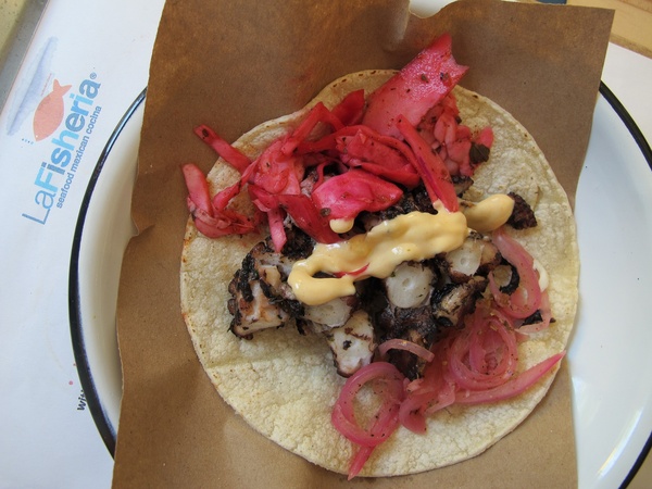 News_Ruthie_where to eat right now_May 2012_La Fisheria_Octopus Taco