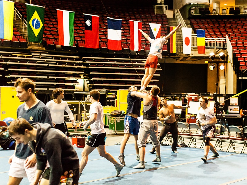 Lynn Lane, Cirque du Soleil, Quidam, Rehearsal