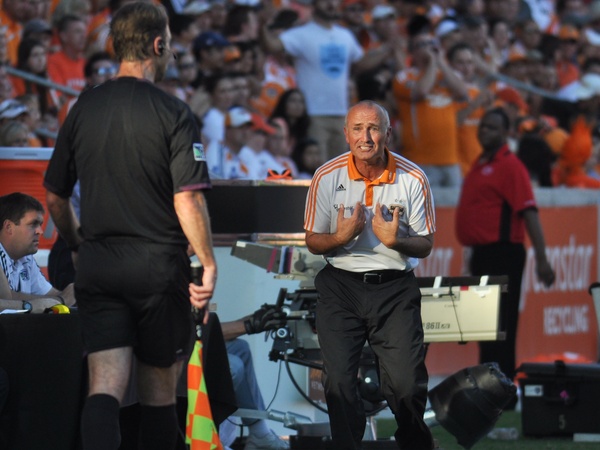Dynamo coach Dominic Kinnear