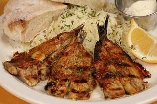 Cafe Pita+ Grilled Sardines