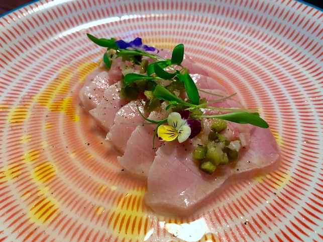 Aqui hamachi crudo
