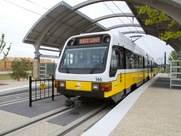 DART Irving Convention Center, rail, train