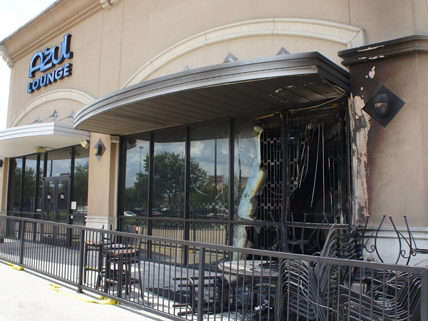 Azul Lounge, fire, September 2012