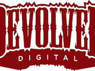 logo for indie movie distributor producer Devolver Digital