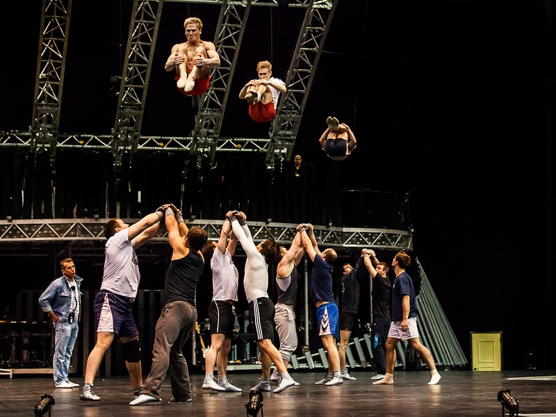 Lynn Lane, Cirque du Soleil, Quidam, Rehearsal, 
