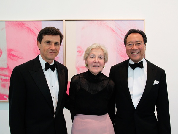 Yo-Yo Ma at The Menil, September 2012, Josef Helfenstein, Adelaide de Menil, Yo-Yo Ma