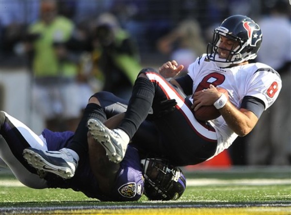 Matt Schaub sacked