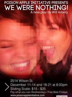 poster for We Were Nothing by Poison Apple Initiative