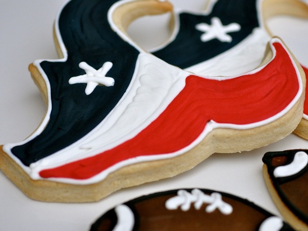 Ooh La La, shortbread, cookies, Texans, bull, January 2013