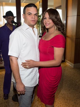 Astros Wives underwriter dinner, June 2012, Wandy Rodriguez, Lux Rodriguez