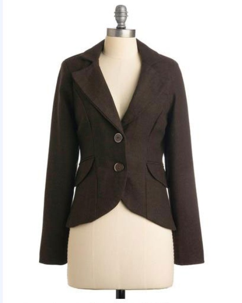 Modcloth Modern Lit Lecturer Blazer