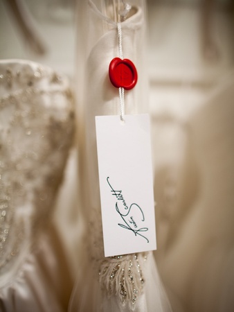 2245, Austin Scarlett trunk show at Mia Bridal, December 2012, detai