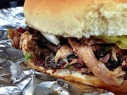 CorkScrew Barbecue in Spring, Texas, barbecue sandwich