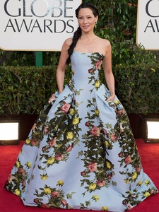 Golden Globe Awards, Lucy Liu, January 2013