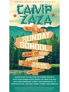 Hotel Zaza presents Camp Zaza