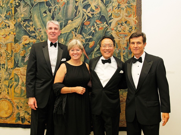 Yo-Yo Ma at The Menil, September 2012, Jeff Early, Beth Early, Yo-Yo Ma, Josef Helfenstein