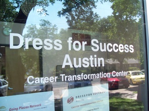Austin photo: Event_Dress for Success_Sign