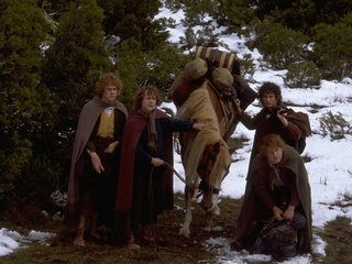hobbits from the Lord of the Rings Frodo Samwise Merry and Pippin