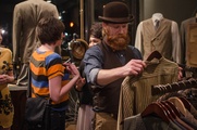 Wheeler Richardson browses the store