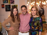 Jonathan Adler Houston April 2013 Lauren Rottet, Jonathan Adler, Leslie Hull