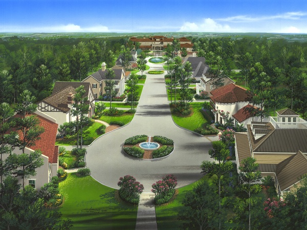 Main Street America, January 2013, park rendering