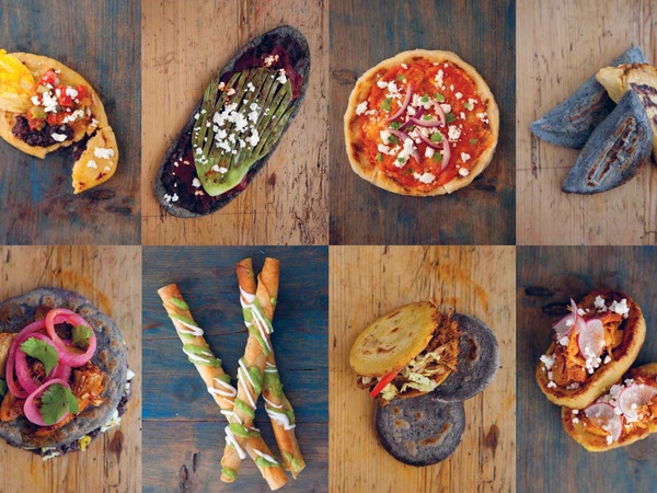 Hugo Ortega, cookbook, food collage