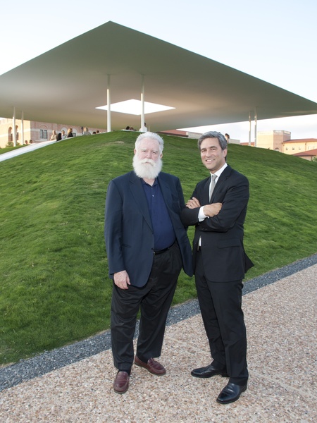 News_012_Turrell Skyscape dedication_May 2012_James Turrell_Michael Govan.jpg