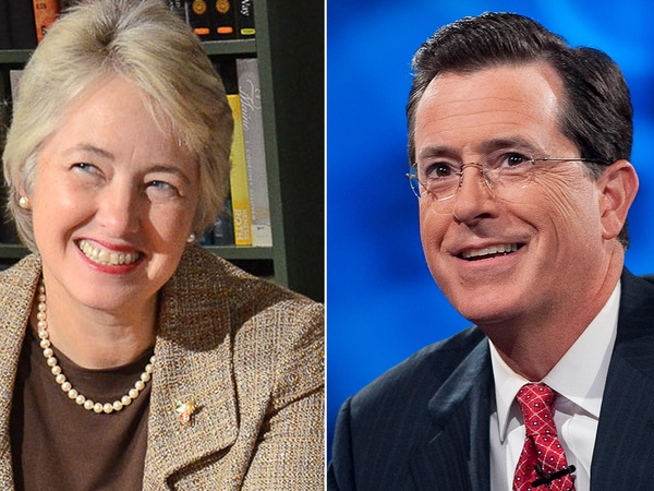 Annise Parker, Stephen Colbert