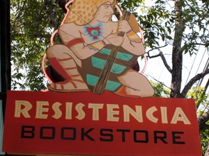 Austin photo: Places_Shopping_Resistencia Bookstore_Sign