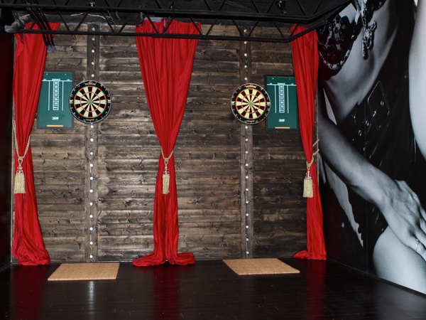Darla Guillen, Proof, bar, November 2012, dart boards