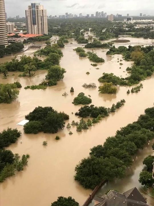 Incredible photos as Hurricane Harvey hits Houston especially hard