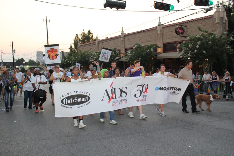 Gay Pride Parade, Houston AIDS Foundation, June 2012