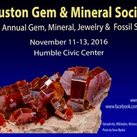 Houston Gem and Mineral Society presents 63rd Annual Houston Gem, Jewelry, Mineral and Fossil Show