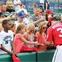Frisco Rough Rider Mitch Moreland signing autographs