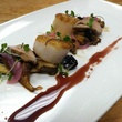 Kata Robata, scallops, mushrooms, pickeled onion