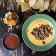 Molina's Cantina, Jose's Dip, queso, hamburger, salsa