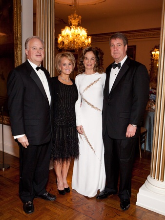 Reinzi Society dinner, January 2013, Leslie Doggett, Ann Doggett, Cindy Thorp, Jim Thorp