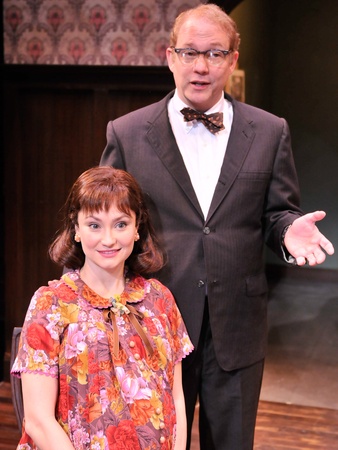 Nancy, life in the middle, January 2013, Emily Neves as Betsy and Philip Lehl as Karl in the Alley Theatre’s production of Clybourne Park.  Clybourne Park runs on the Alley’s Neuhaus Stage