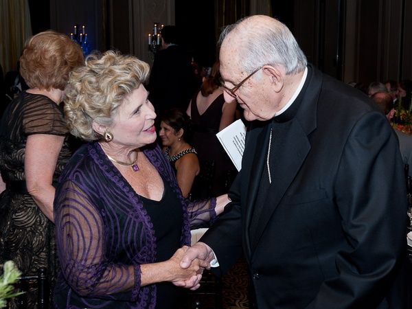 6, Houston Health Museum gala, September 2012, Karen Tellepsen,  Archbishop Joseph Fiorenza