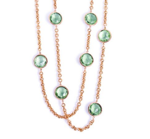 A&Furst Prasiolite Necklace
