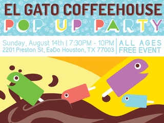 El Gato Coffeehouse Pop-Up Party