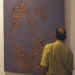 Houston Fine Arts Fair, recap, September 2012, Karin Waskiewicz, Contending Mass, 2012, acrylic on canvas, detail