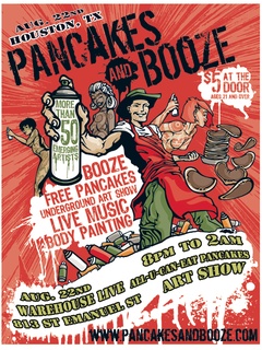 The Pancakes and Booze Art Show