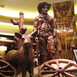 Deborah Elias, My Favorite Things, March 2013, chocolate cowboy, Wild West vignette