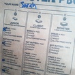 sandwich food truck Monster PBJ, menu