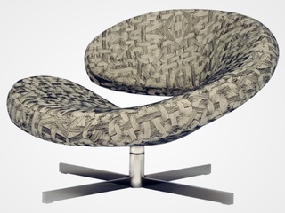 Nuage swivel armchair at Roche Bobois
