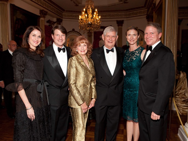 Reinzi Society dinner, January 2013, Christiana McConn, James Reckling, Isla Reckling, Tommy Reckling,Carroll Goodman, Cliffe Reckling