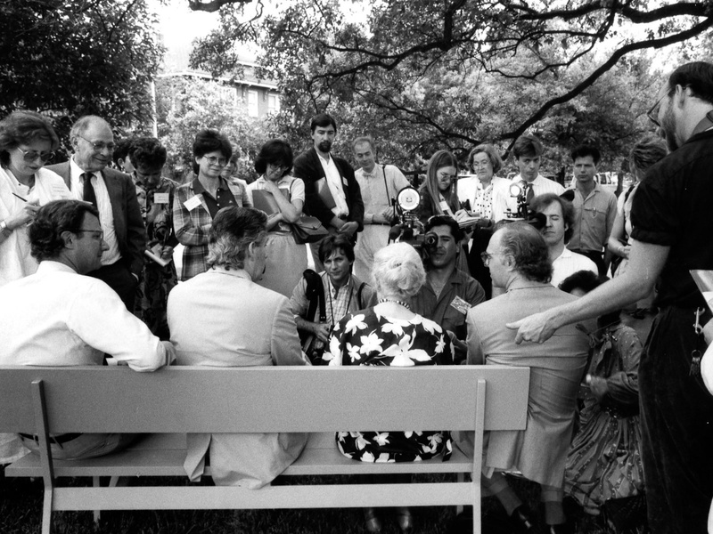 News_33_The Menil Collection opening, June 3, 1987_Press interview