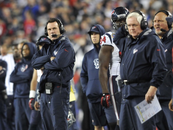 Texans coaches down