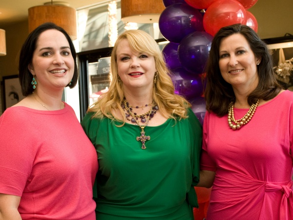 2012 Partners Card co-chairs Gay Donnell, Kathryn Henry and Dawn Spalding